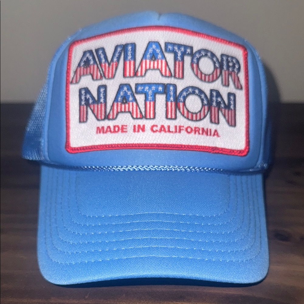 Aviator Nation Blue Trucker Hat